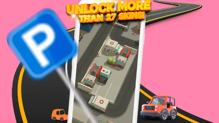 32 parking jam 3D